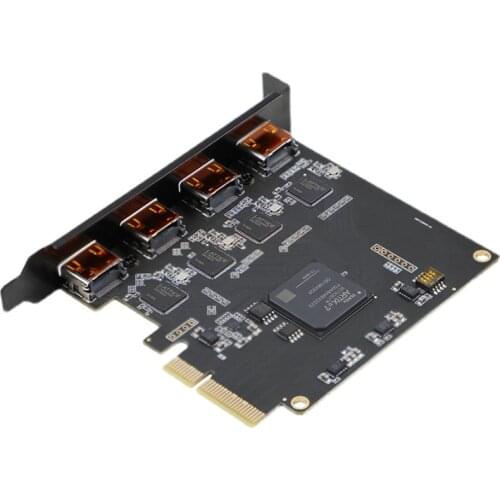 4 channels HDMI/SDI built-in capture card, live recording, ultra-high-definition pcie video input and recording