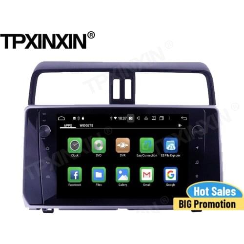 Carplay Car Radio 2 Din Stereo Screen Receiver Android For Toyota Prado 2018 2019 IPS GPS Player Navigation Auto Audio Head Unit