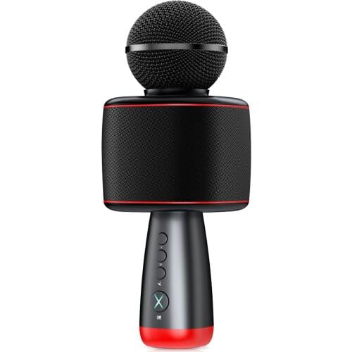 Bluetooth Wireless Karaoke Microphone with Speaker,Changba /Portable Handheld Microphone for Android/iPhone/PC G2