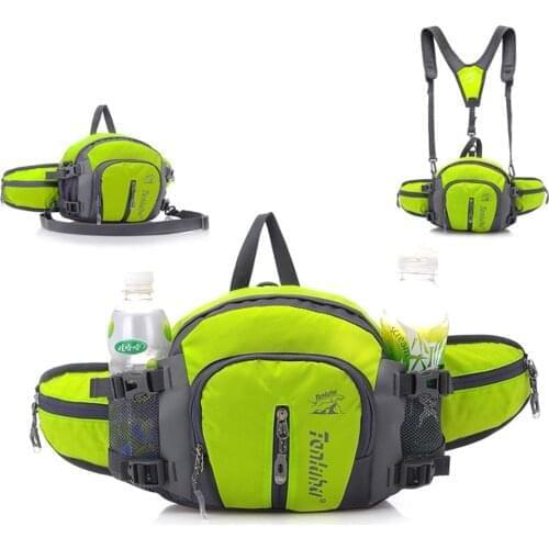 5L Large Running Bag Outdoor Sport Bicycle Cycling Backpack Shoulder Waist Pack Men Women Hiking Camping Bike Riding Bottle Pack