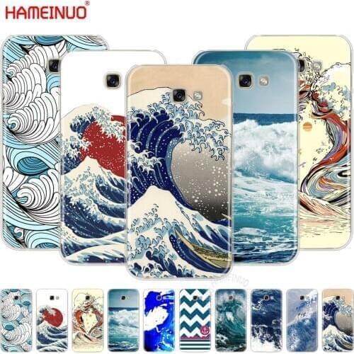 HAMEINUO Ocean waves cell phone case cover for Samsung Galaxy A3 A310 A5 A510 A7 A8 A9 2016 2017