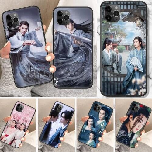 Word of Honor Phone Case For iphone 5 5S SE 2 6 6S 7 8 11 12 Mini Plus X XS XR Pro Max black pretty bumper soft cell cover trend