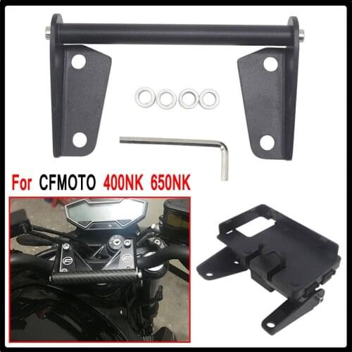 For CFMOTO400 Mobile Phone Navigation Bracket For CFMOTO 400NK 400 NK 650NK 650 NK 400 650 Motorcycle USB Charging 12MM Mount