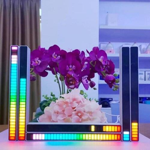 Home Sound Control Pickup LED Music Rhythm Light Car RGB Colorful Music Atmosphere Light