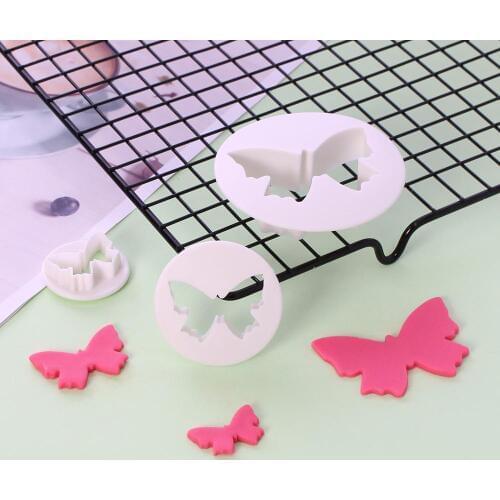 Facemile Sugarcraft Tools 3pcs/set Butterfly Fondant Decorating Cutters Cake Mold Tools 04020 Gift