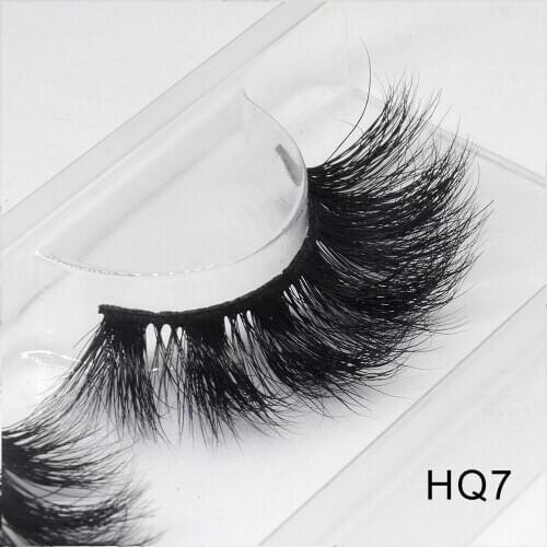 HZJY 3d False Natural Mink Eyelashes Extensions With Free Eyelash Packaging Box