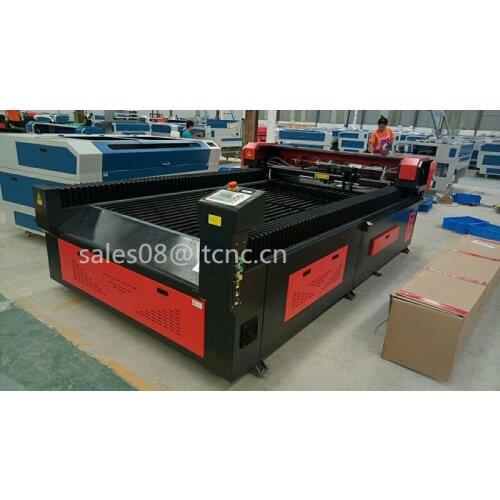 Mdf/carpet/chipboard/press board cutting engraving machine,co2 laser cutter two heads 1325 4x8 feet
