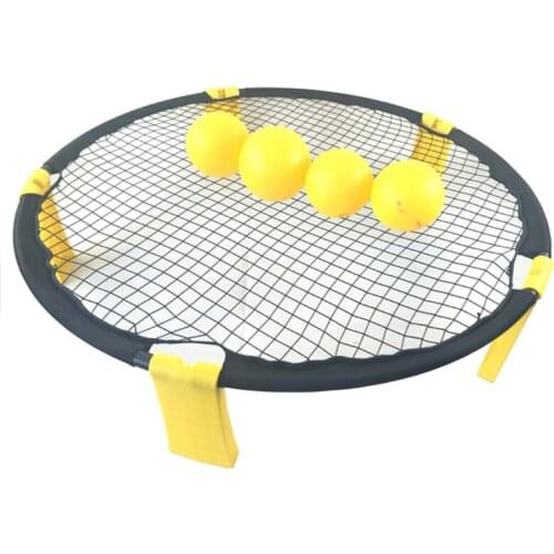 Mini Beach Volleyball Game Set Outdoor Children Adult Team Sports Lawn Fitness Equipment 3 Balls Volleyball Net