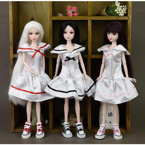New Design Princess Skirt school uniform Cosplay Fashion Clothes Clothing For Baby Toy 1/6 Barbie Xinyi Doll for Girls