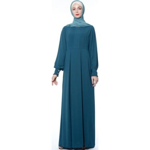 Latest diamond beading Thicker Muslim Robe abaya syari female full length Drape design Muslim abaya Worship Service abayas F2019