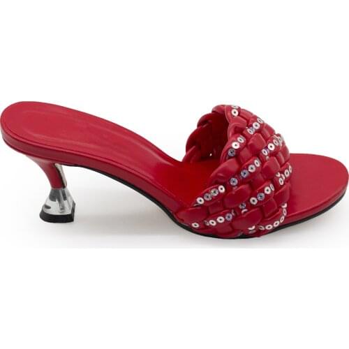 New Arrival Italian Women Wedding Pumps Decorated with Rhinestone Summer High Heeled Shoes for Women Elegant African Lady Shoes