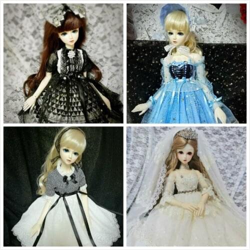BJD doll clothes suitable for 1/3 1/4 doll,58cm doll (not include shoes) 20191230