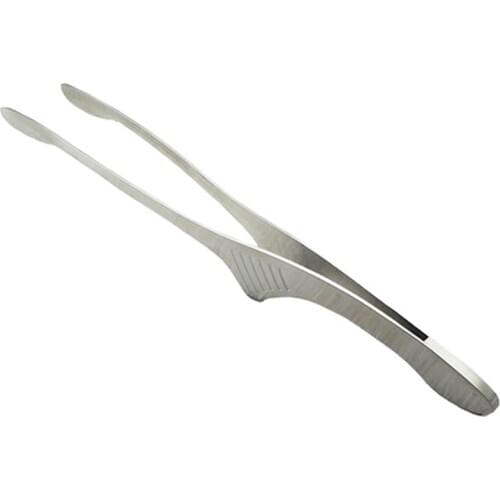 1pc Barbecue Tong Stainless Steel Serving Tongs Food Clip Grill Tweezer Kitchen Tool for Steak BBQ