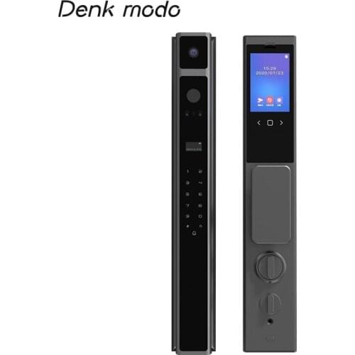 Denk modo Automatic Built-in Camera WiFi APP Remote Control Lock Face Recognition Fingerprint Password Card Key Smart Door Lock