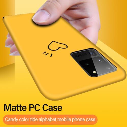 Ultra-thin Matte PC Phone Case For Samsung Galaxy S20 S10 E 5G S9 S8 Note 20 10 9 8 Plus Cover