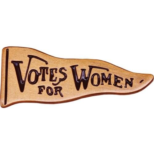 Votes For Women Enamel Pin Political Union Brooch Universal Suffrage Badge Voting Rights Jewelry