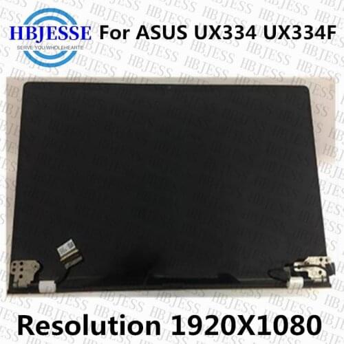 Original For ASUS UX334 U3600 U3600F UX334F UX334FA UX334FL 13.3 Laptop LCD Display Touch Screen Digitizer Full assembly