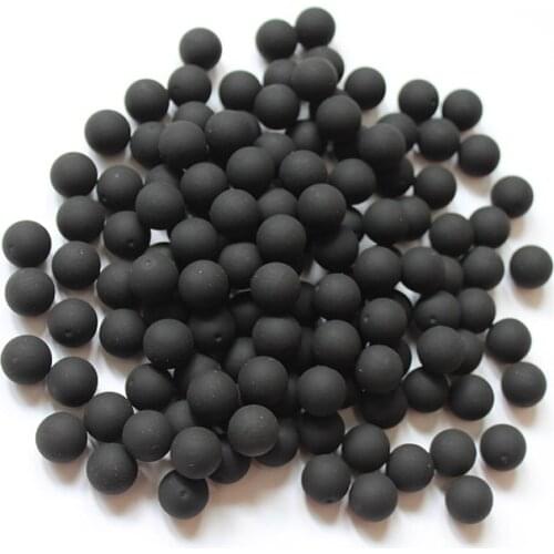 200pcs/bag 0.50" Black Green Yellow Orange Reball Rubber Ball made of Solid Nature Rubber