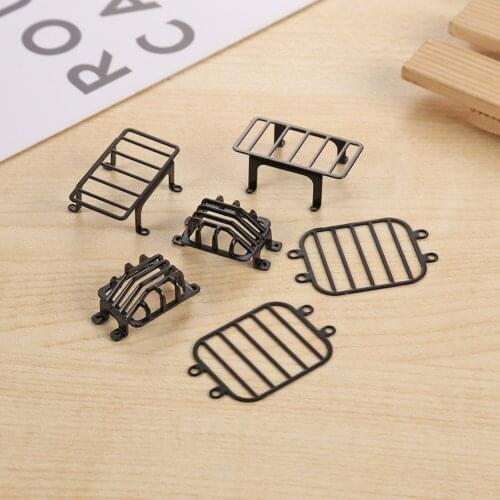 3pcs Metal Front Headlight Cover Children Portable Interactive Present Headlamp Rear Lamp Grille Lampshade for RC Car