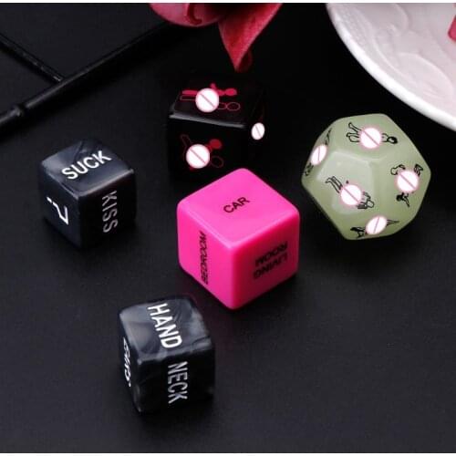 5pcs Sex Dice Fun Adult Erotic Love Sexy Posture Couple Lovers Humour Game Toy Novelty Party Gift