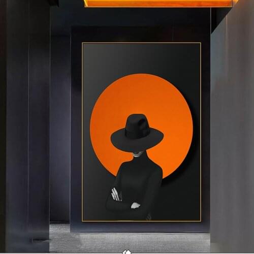 Abstract Sexy Woman Art Paintings on the Wall Art Posters and Prints Nordic Art Black And White Pictures For Living Room Cuadros