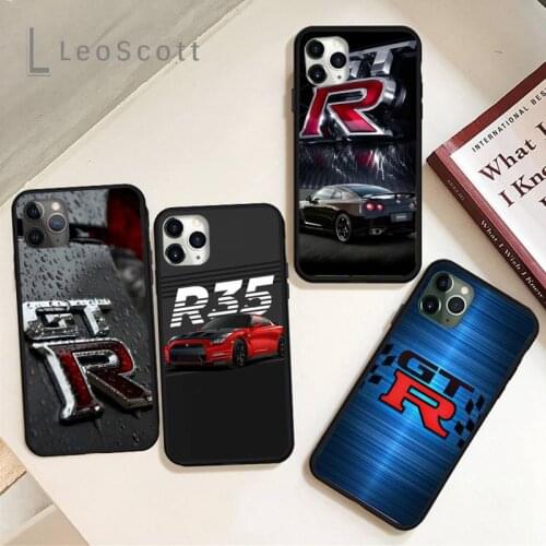 Nissans Skyline Gtr R34 Bling Cute Phone Case for iPhone 11 12 mini pro XS MAX 8 7 6 6S Plus X 5S SE 2020 XR