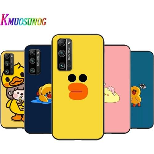 Hot Yellow duck for Honor X10 V9 10X 10i 10 9C 9A 9S 9X 9i 9N 9X 9 Lite Pro RU Black Phone Case