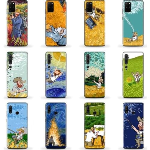 Van Goghs art photos Phone Case for SAMSUNG A 51 52 50 71 31 S 21 ultra 20fe plus Redmi note 10 8 9 pro HUAWEI P 30 40 lite