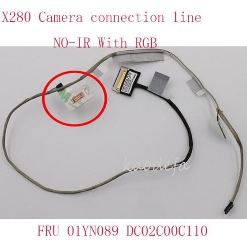 DC02C00C110 For Thinkpad X280 Laptop Camera connection line FRU 01YN089 NO-IR With RGB 100% TEST ok