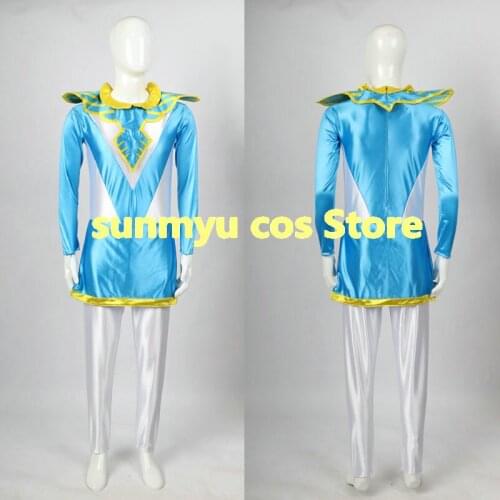 Choujin Sentai Jetman Blue Bodysuits Cosplay Costume,Custom Size Halloween