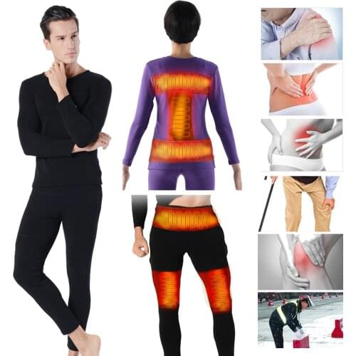 Insulated Heating Underwear Adjustable Charging Heated Carbon Fiber Pants For Men And Women Robust