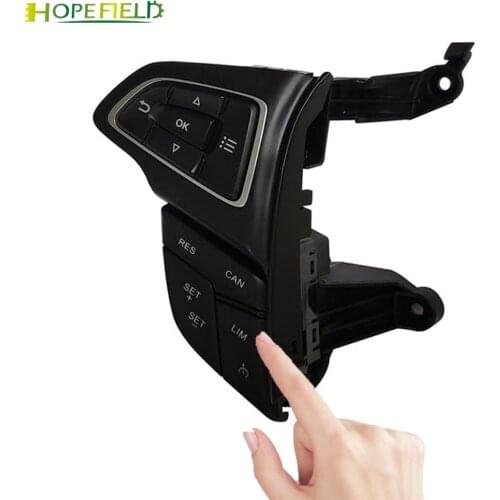 Car Speed Limit Steering Wheel Button Cruise Control Switch For Ford Focus Mk3 2016 Audio Volume Button For Escape Kuga 2017