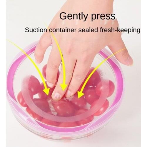 Creative Silicone Fresh-keep Cover Heating Cover Sealing Cover Plate Cover Bowl Cover Microwave Oven Bowl Cover Oil-proof Cover