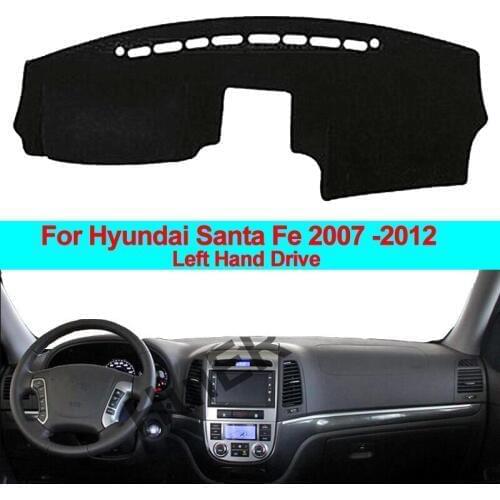 Car Dashboard Cover For Hyundai Santafe Santa Fe 2010 2011 2012 LHD RHD Dash Mat Dash Pad DashMat Carpet ANti-UV