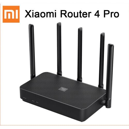 2020 Xiaomi Router 4 Pro Gigabit 2.4G/5.0GHz Dual-Band 1317Mbps Wifi Repeater 5 High Gain Antennas Wider IPv6 Wireless Router