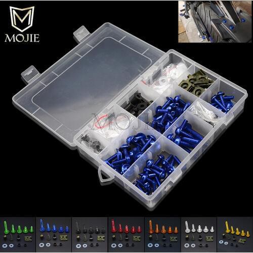 Motorbike Fairing Screws Spire Speed Fastener Clips Screw Spring Bolts Nuts For Honda CB CBR 250 400 600 750 900 929 954 1000 RR