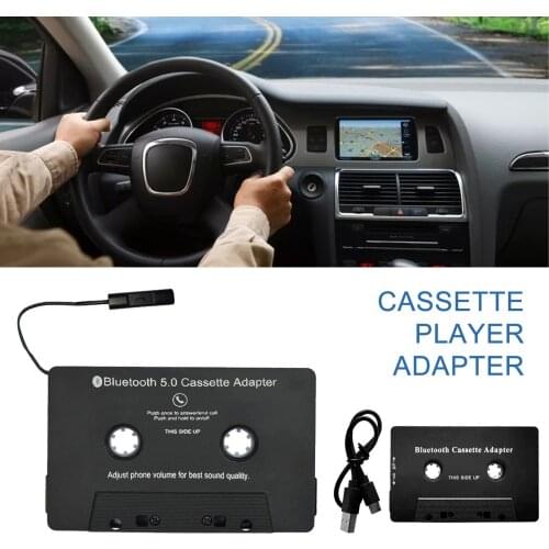 MP3 Player Convert USB Charging Bluetooth Practical Car Adjustable Receiver Cassette Adapter Wireless Audio Answer Phone Music