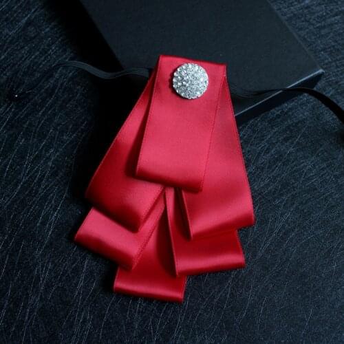 Mens Bow Tie Multi-layer Business Banquet Wedding Formal Dress Suit Shirt Uniform Accessories Gifts Ribbon Rhinestone Bowtie