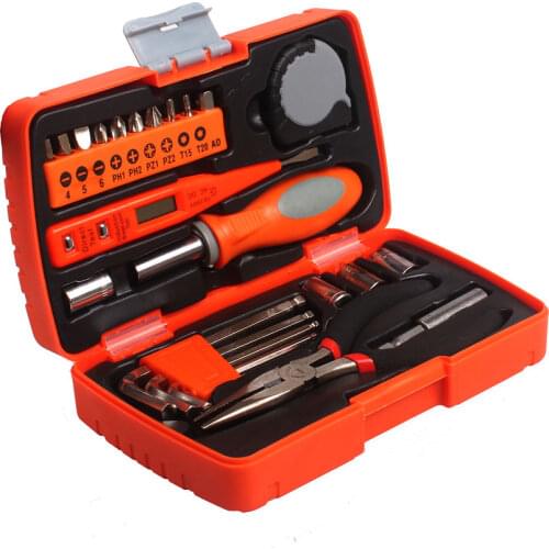 25PCS Mini industrial grade decoration kit fast Household Tool Set Home Repair Tool Set Hand Tools Vehicle Repair Tool Group