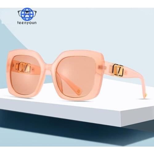 TEENYOUN 2021 Luxury Brand Design Sunglasses Women Vintage Candy Color Sun Glasses Retro Outdoor Travel Lentes De Sol Mujer
