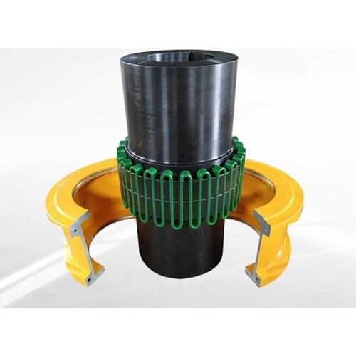 JS snake spring coupling, spring coupling with cover, shaft coupler,Mine large torque, heavy-duty coupling snake spring coupling
