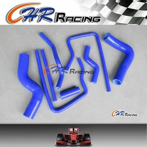BLUE For Subaru Impreza GC8 EJ20 STi WRX GT Ver 3-6 96-00 Silicone Radiator Hose