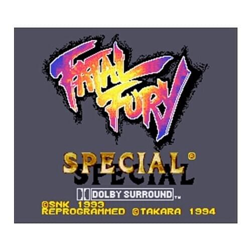 Fatal Fury Special 16 bit Big Gray Game Card For NTSC Game Player Drop Shipping