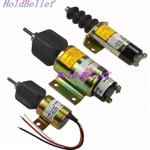 Stop solenoid SA-4826 1502-12D2U1B1S1 W/NUT shutdown engine
