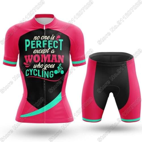 A Cycling Woman Red 2021Cycling Jersey Set Summer Cycling Clothing Road Bike Shirts Suit Bicycle Bib Shorts MTB Maillot