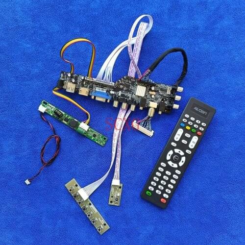 LCD LED Signal Digital 1920*1080 Fit M215HGK/M215HJJ/M215HJK HDMI-compatible AV VGA USB 30 Pin LVDS DIY Kit Matrix drive board