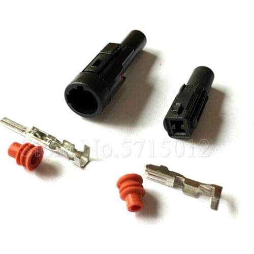 1 Hole Automotive Connector Electrical Wiring Harness Socket Power Plug
