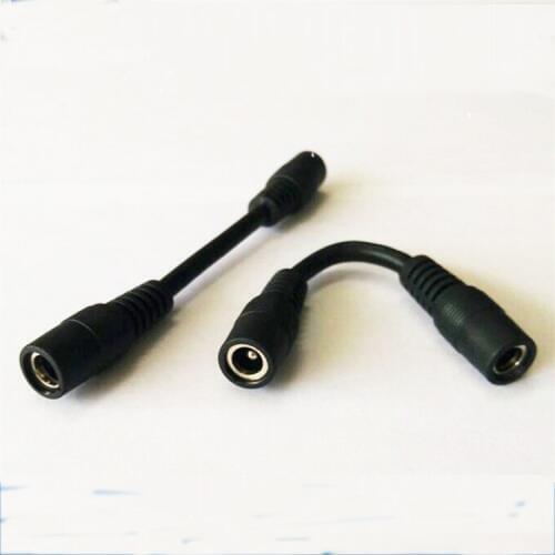 10A/2464/18AWG Copper Cord DC5.5*2.1 Connector Female to Female Jack Extension Power Cable for Auto Driving Recorder Security