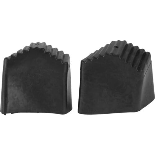 2Pcs Non-slip Ladder Pads Ladder Foot Pads Ladder Foot Protective Covers (Black)