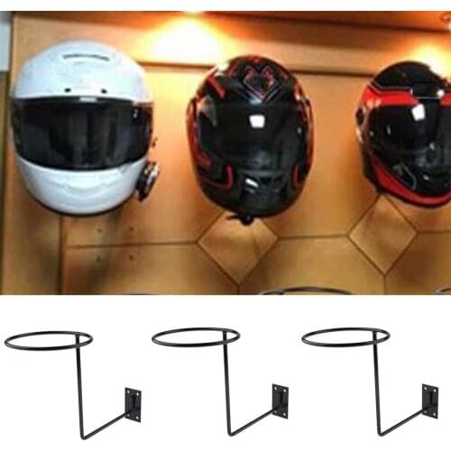 3pcs Motorcycle Helmet Holder Aluminum Wall Mount Helmet Rack Jacket Hat Cap Hook Hanger Helmet Rack Motorcycle Accessories